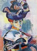 Henri Matisse The woman wearing a hat oil painting